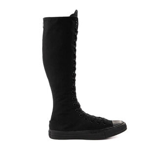 Converse Chuck Taylor All Star XX Hi Sneaker Black Knee High Lace Up Zip 13 NEW